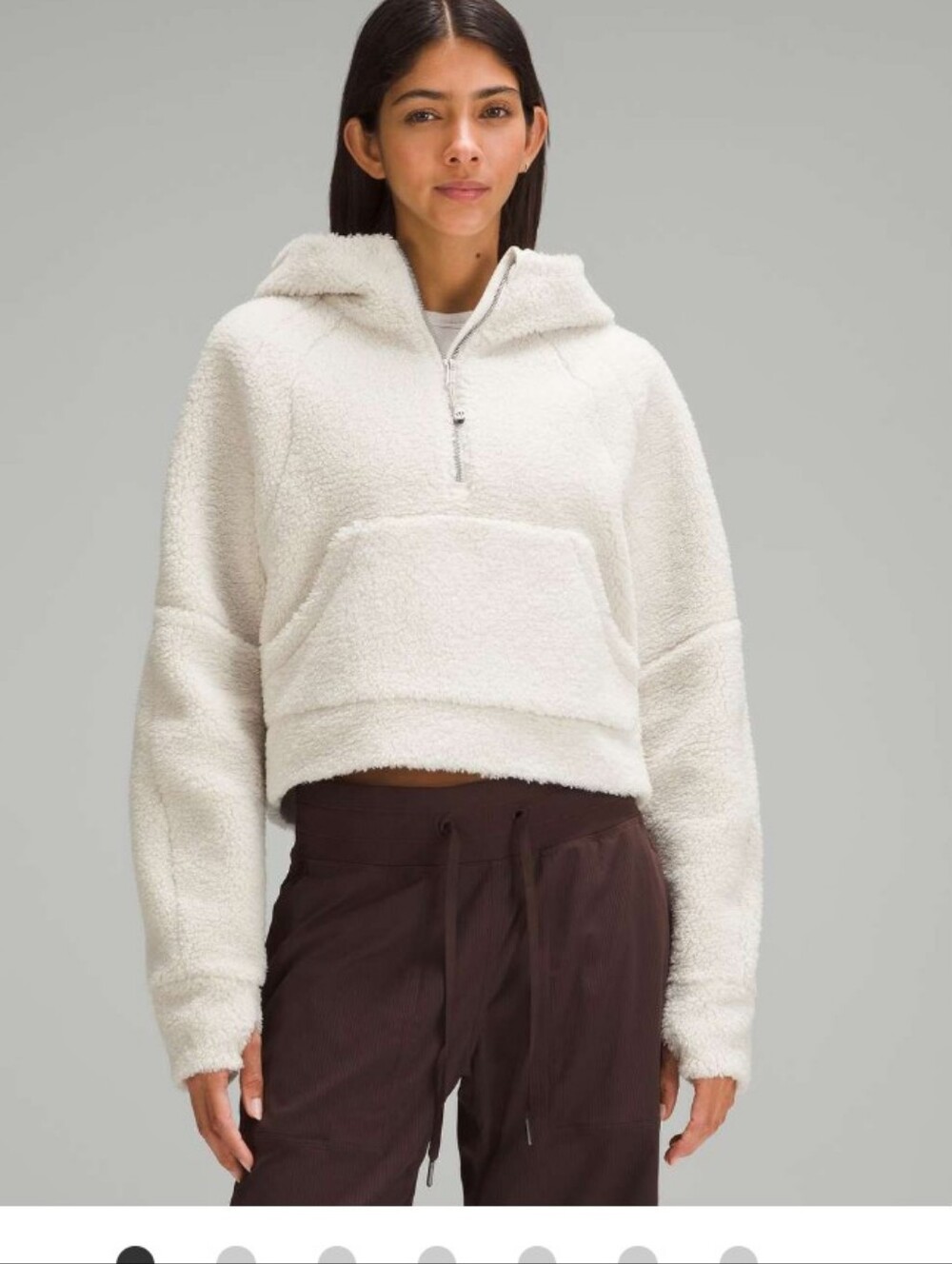 Lululemon Scuba Oversized Half-Zip Fleece Hoodie